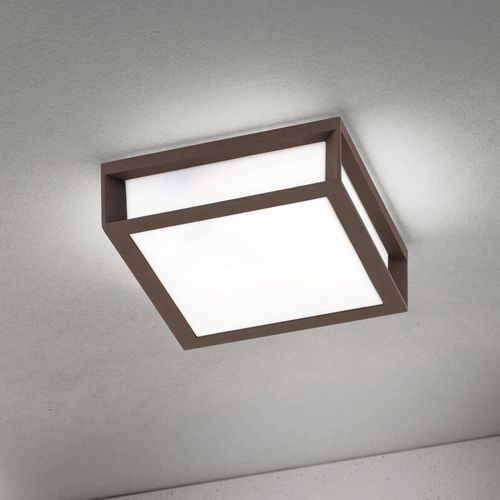 Außenleuchte Henry, corten, Alu-Druckguss, E27, IP44