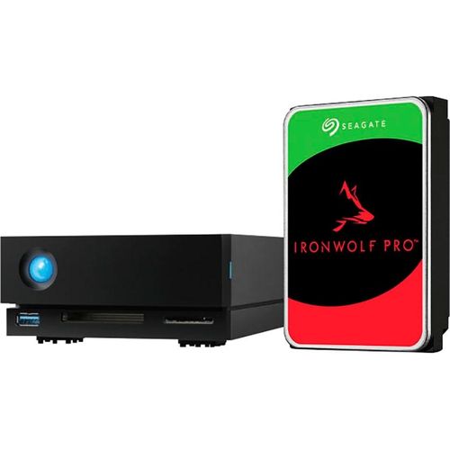 LACIE HDD-NAS-Festplatte "1big Dock", schwarz, 18 TB, Festplatten