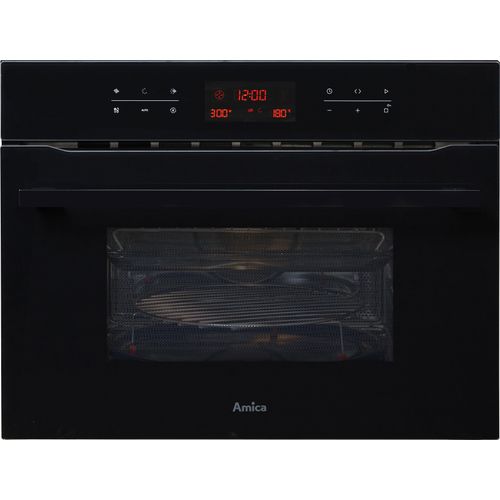 AMICA Backofen mit Mikrowelle "EBC 841 600 S", schwarz, B:59,5cm H:45,4cm T:56,85cm, Backöfen