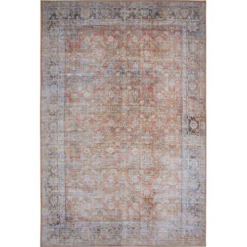 Teppich LUXOR LIVING "LAGERRÄUMUNG", bunt (multi, höhe 5 mm), B:155cm H:5mm L:230cm, Kunstfaser, Teppiche, Teppich, Sonderposten, moderne Vintage Designs, Orient Optik, mit Bordüre