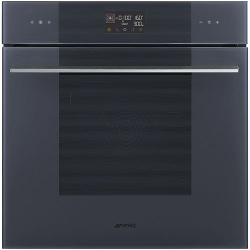 SMEG Backofen mit Mikrowelle "SO6102M2G", grau, B:59,7cm H:57,5cm, Backöfen