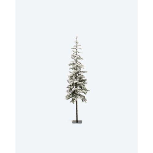 Weihnachtsbaum mit Kunstschnee & LEDs