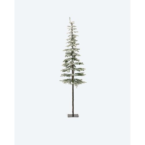 Weihnachtsbaum mit Kunstschnee & LEDs