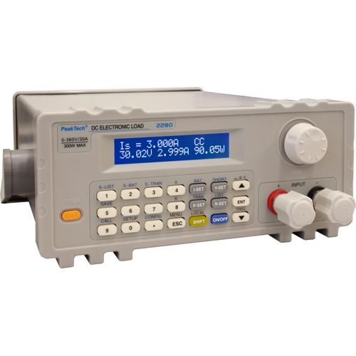PeakTech P 2280 - Elektronische DC Last 0 - 360 V / 30 A 300 W mit USB / RS-232