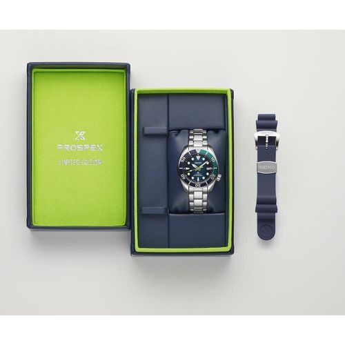 Uhr, Prospex, Automatik, Silber\Gr\Bl