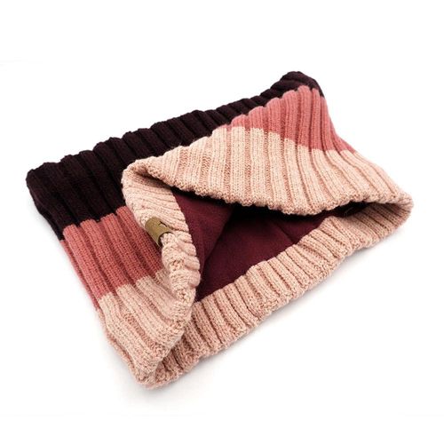 Loop MAXIMO, Baby, Gr. 2, bunt (cassis, multicolor), Strick, Materialmix, colorblocking, casual, Modetücher, Materialmix, gefüttert, wärmend