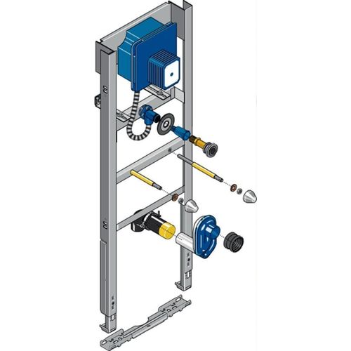 Huter Montageelement Urinal fuer Caprino 4106.1, DAL Rohbauset