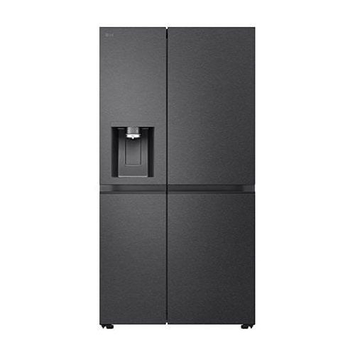 LG SidebySide Kühlschrank mit InstaView Door-in-Door® (D, 628L, 179 cm hoch ) mit Eis, Crushed Ice und Wasserspender, Festwasseranschluss & Craft Ice GSLE81EPBD