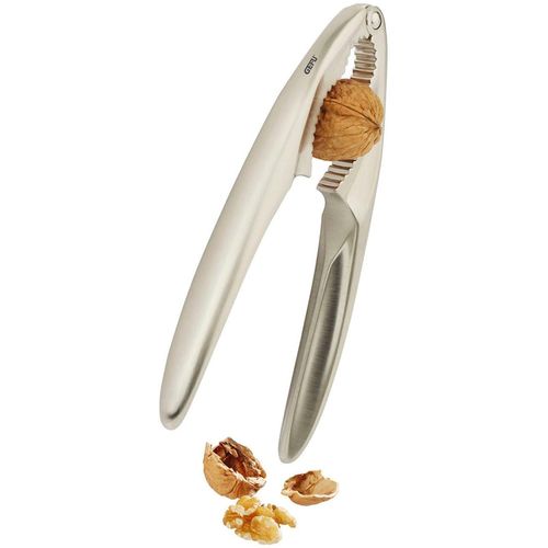 Nussknacker GEFU "CLASSICO", silber, B:4,9cm H:1,9cm L:16,7cm, Zink, Nussknacker, extra schwere Qualität, Zink