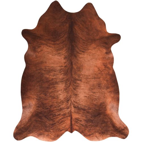 Fellteppich ANDIAMO "Amarillo" Gr. 41, braun, B:125cm H:4mm L:155cm, Kunstfaser, Teppiche, Fellteppich Kuhfellteppiche, Kunstfell, gedruckte Kuhfell-Optik, Wohnzimmer, Kundenliebling