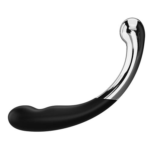 Doppeldildo „Sweet Pressure“ aus Silikon und Metall