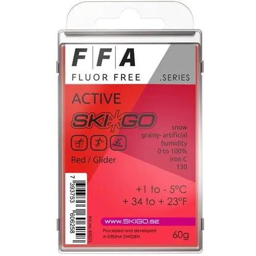 Skigo FFA Glide Ski Wax (Rot)