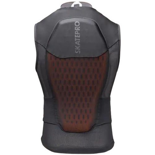 SkatePro Stretch Back Protektoren Vest (Schwarz)