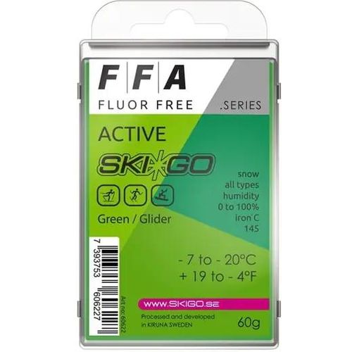 Skigo FFA Glide Ski Wax (Grün)