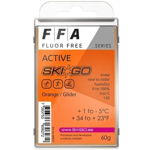 Skigo FFA Glide Ski Wax (Orange)