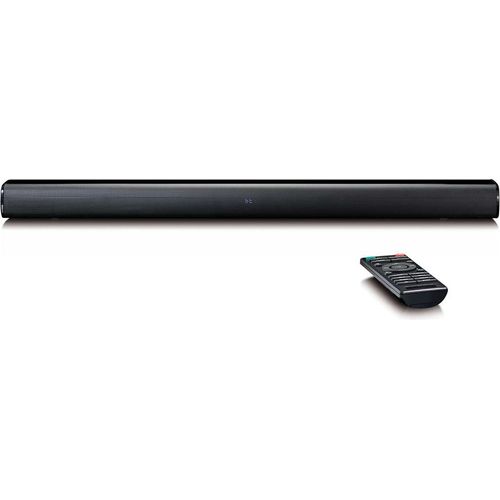 Lenco SB-080 - 90 cm Soundbar mit Bluetooth® - 80 Watt RMS - Eingebauter Subwoofer - USB-Eingang- HDMI (ARC) - Optischer Eingang - Schwarz