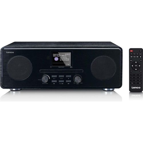Lenco DAR-061BK - DAB+/FM-Radio mit CD-Player und Bluetooth® - Schwarz
