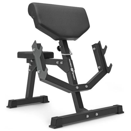 Marbo Sport - Scotts Bank, Bizeps Trizeps Maschine, Curlbank MS-L107 2.0 Schwarz
