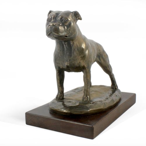 Staffordshire Bull Terrier, Staffordshire Bullterrier - Hundestatue, Figur für Büro, Trophäe für Hundeausstellung von Art-Dog brand