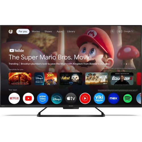 SHARP Sharp | 43HR7265E | 43 | Smart TV | Google TV | Black