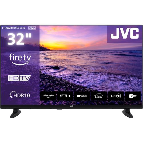 JVC LT-32VRH3555 Fernseher 32 Zoll Fire TV HD-Ready Smart TV HDR TV Alexa Triple-Tuner LED TV (2026)