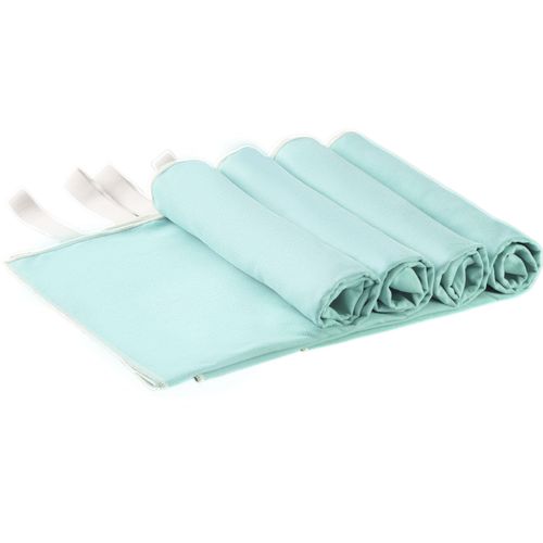 Handtücher OTTO HOME "Leoa, Serie, ideal als Sporthandtuch, Reisehandtuch, Strandtuch", türkis, B:50cm L:30cm, Microfaser, Mikrofaser, Handtücher, sehr leicht, kompakt, schnelltrocknend, Mikrofaser mit Kontrastnaht