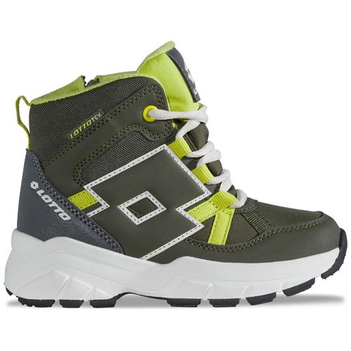 Winterboots LOTTO, Mädchen, Gr. 26, grün (olive, lime), Synthetik, mehrfarbig, Schuhe, - mit pratkischem Reißverschluss auf der Innenseite