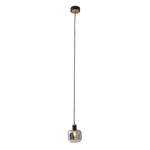 Näve Pendelleuchte Fumoso , Natur, Schwarz , Metall, Glas , 120 cm , Lampen & Leuchten, Innenbeleuchtung, Hängelampen, Pendelleuchten