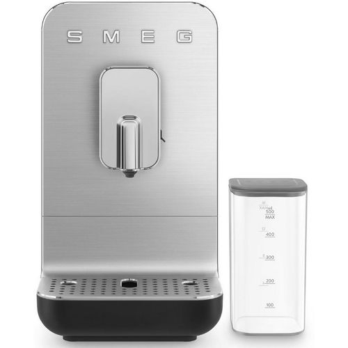 Smeg Kaffeevollautomat Collezione , Schwarz, Silber , Metall, Kunststoff , 18.0x33.6x43.3 cm , Küchengeräte, Kaffeemaschinen & Zubehör