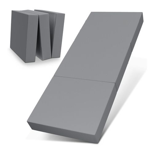 Bestschlaf Klappmatratze Gästematratze, 90x200x15 cm, grau