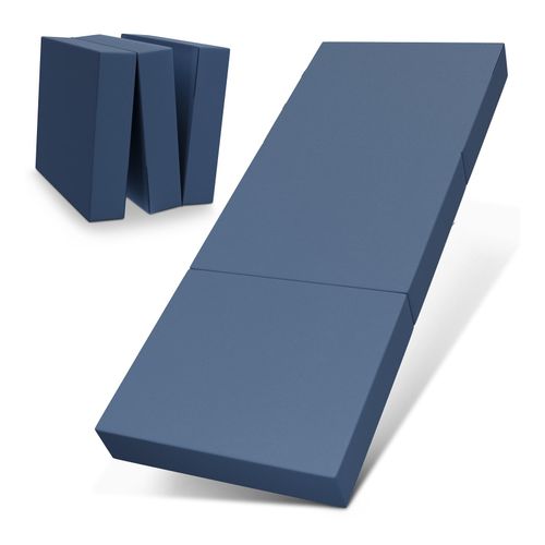 Bestschlaf Klappmatratze Gästematratze, 90x200x15 cm, blau