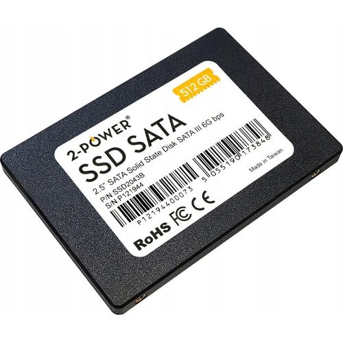 Ssd 2-Power 512Gb 2.5'' Sata Iii 7Mm Geschwindigkeit Leistung Sicherheit