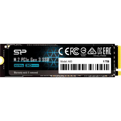 Ssd Sp Silizium Kraft 1Tb 2200/1600 Mb/S, Pcie M.2 Nvme A60 Gen3X4