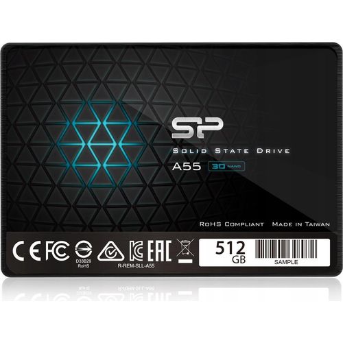 Ssd Festplatte Silizium Kraft 512Gb A55 Slc Sata Iii 7Mm Ultrabook 3D Nand Cache