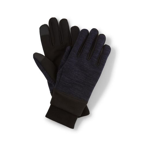 TOM TAILOR Herren Smartphone Handschuhe, blau, Meliert, Gr. S/M