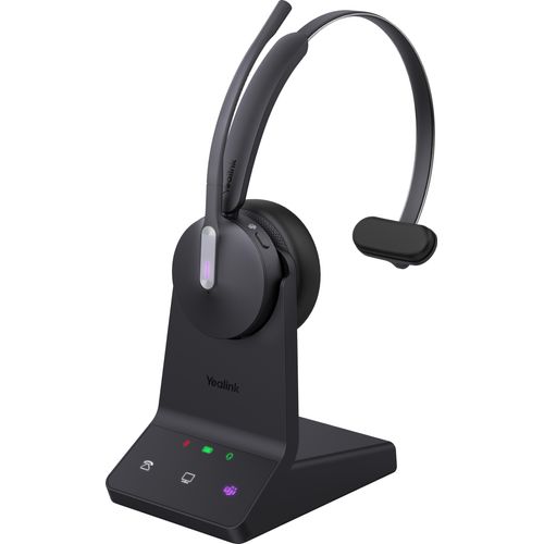 Yealink WH64 Mono Teams Headset, Kabellos, Büro/Callcenter, 20 - 20000 Hz, 92 g, Kopfhörer, Schwarz