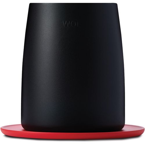 Besteckhalter WOLL "Cook it", schwarz (rot), B:15cm H:10cm L:10cm Ø:10cm, Kunststoff, Besteckkörbe, Besteckhalter, passend für 8 Küchenhelfer