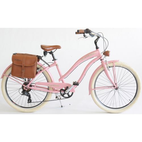 Cruiser "CRUISER Sun on the beach LADY" Gr. 43, pink (pink, pink), VENICE - I LOVE ITALY, Fahrräder, Kinder, 43cm, 26 Zoll (66,04cm), für Damen, Kettenschaltung
