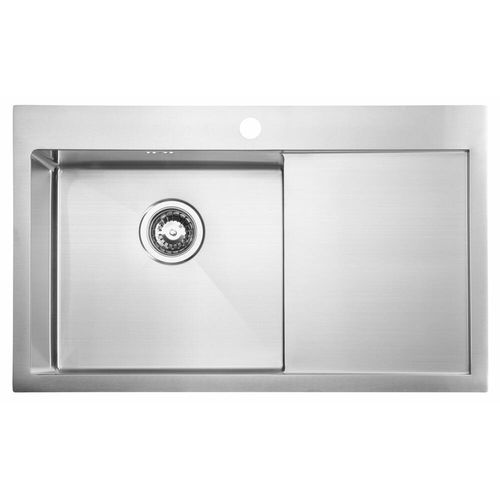 Sapho Abwäschen - Spültisch Kiva 790x480x200 mm, Edelstahl EP829L