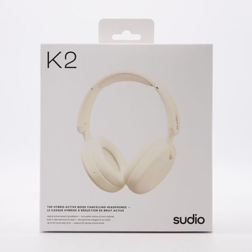 Cremefarbene K2 Kopfhörer