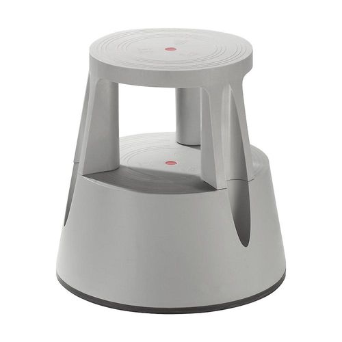 Twinco Rollhocker aus bruchsicherem Kunststoff, Tragfähigkeit 150 kg, grau, ab 10 Stk