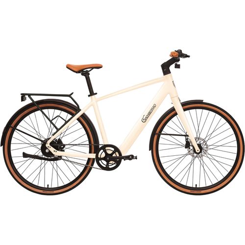 E-Bike SACHSENRAD Gr. 48, weiß (marmorweiß), Elektrofahrräder, 48cm, 28 Zoll (71,12cm)
