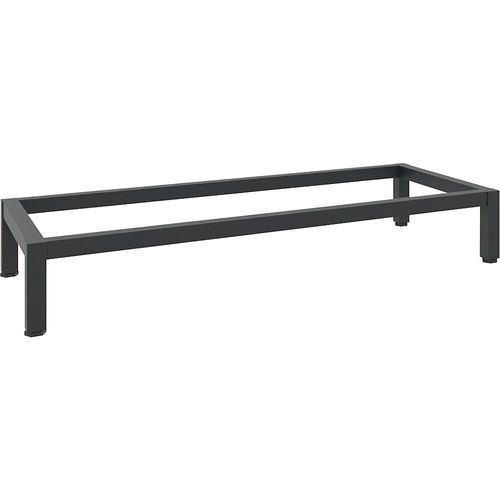 C+P Schrankuntergestell, schwarzgrau RAL 7021, 926 x 396 mm
