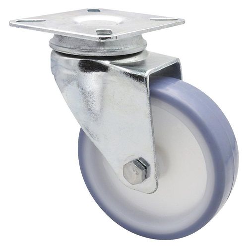 Wagner Apparate-Lenkrollen, Rad-Ø 75 mm, VE 4 Stk, Lenkrolle, Platte