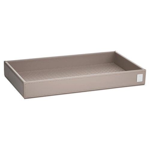Joop! Tablett , Grau, Beige , Kunststoff , rechteckig , 28x3.5x15 cm , Tischkultur & Servieren, Tabletts