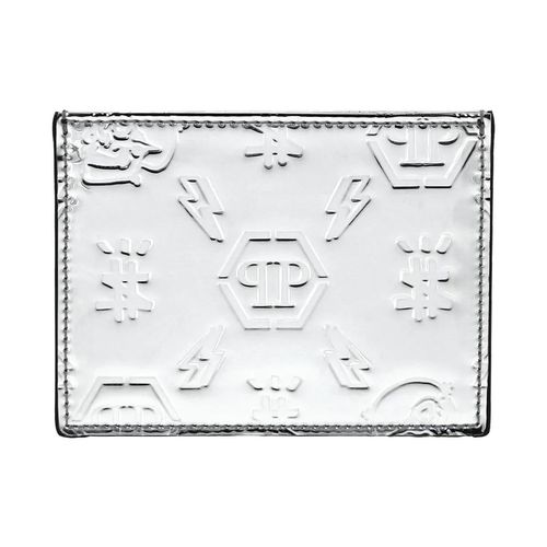 Philipp Plein Portemonnaies - Kartenetui Monogram - Gr. unisize - in Silber - für Damen Image