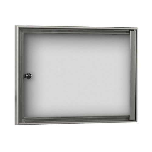 Schaukasten für den Innenbereich, Außentiefe 27 mm, für DIN A3, Rückwand weiß kaiserkraft Image