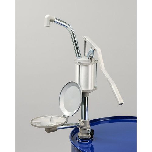 eurokraft basic Alu-Kanister-/Fass-Handpumpe, für Öle, Diesel, Heizöl etc., mit Schwenkarm Image
