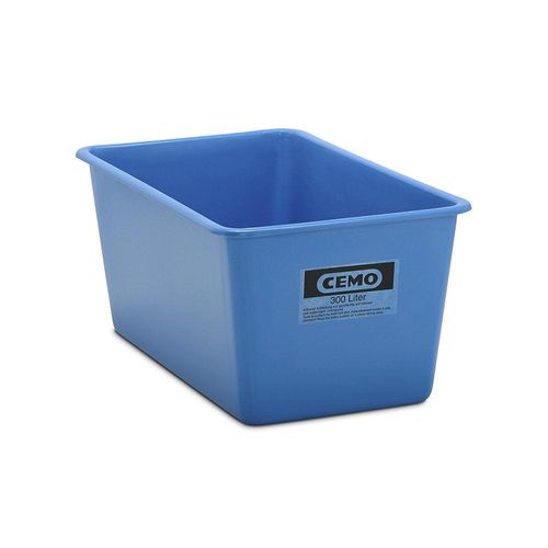 CEMO Großbehälter aus GfK, Inhalt 300 l, LxBxH 1170 x 690 x 520 mm, blau