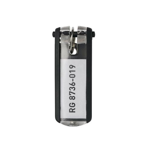 DURABLE Schlüsselanhänger, Verpackungseinheit 6 Stück, schwarz